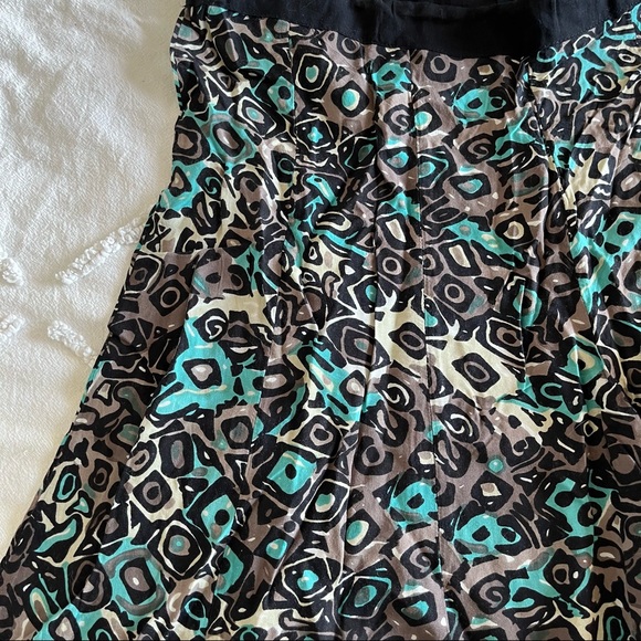 Flared Oversized Pants Bottoms with Button Closure Tassles Drawstring Waistband - Picture 6 of 8